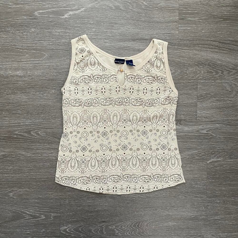 Boho western paisley print beaded